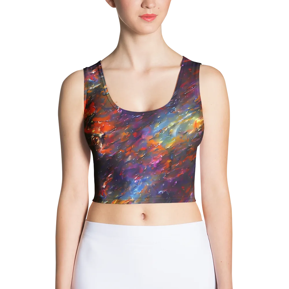 Auroral Ripples on Crop Top — Front