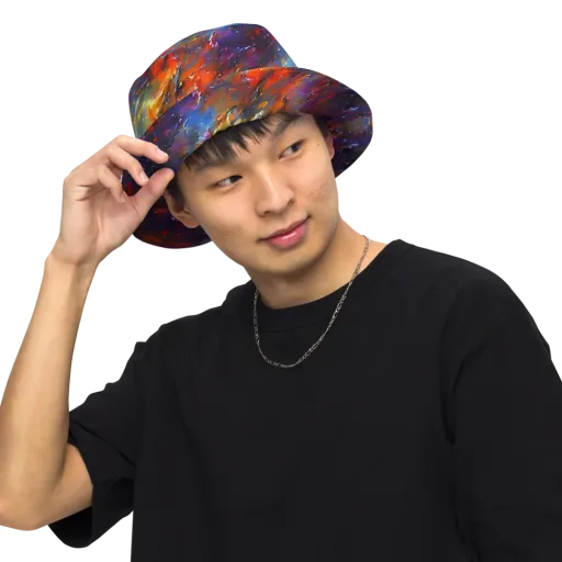 Auroral Ripples on a Reversible Bucket Hat