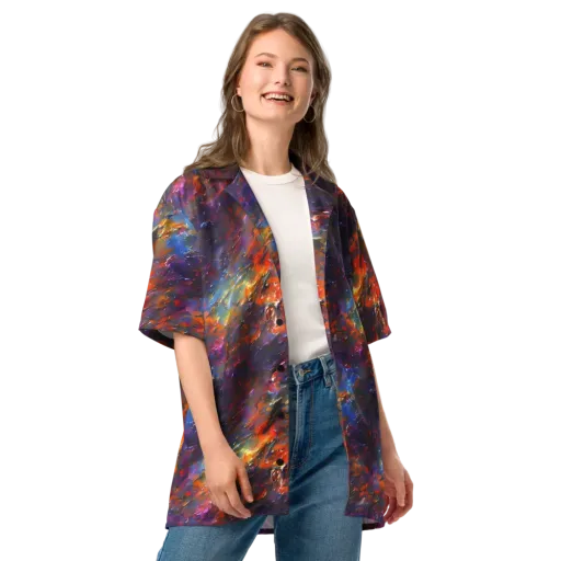 Auroral Ripples on a Button Shirt