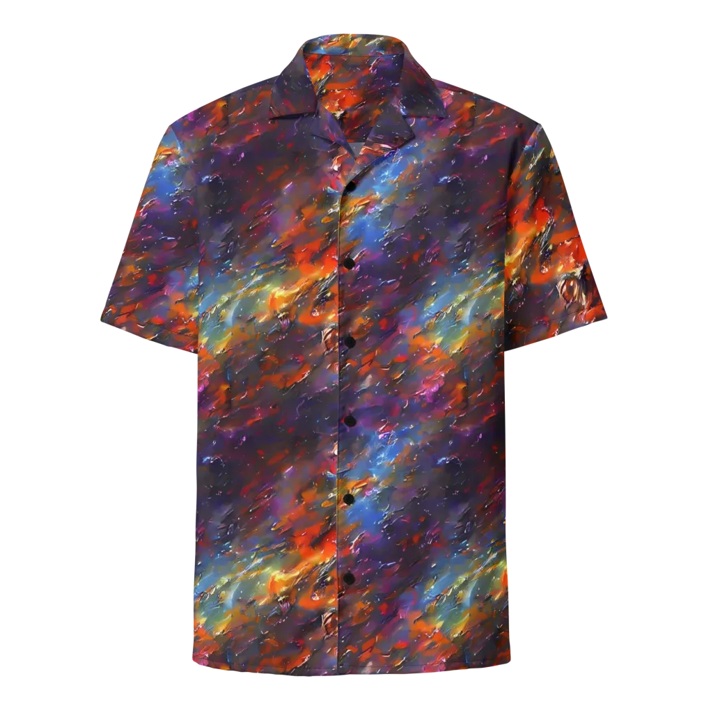 Auroral Ripples on Button Shirt — Front