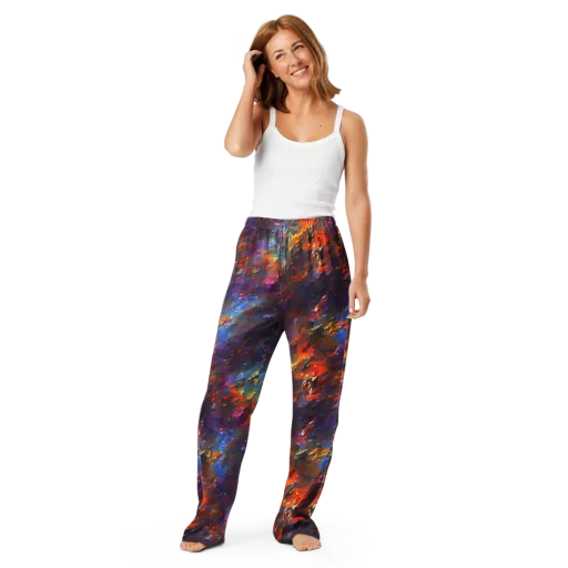 Auroral Ripples on a Women's Pajama Pants