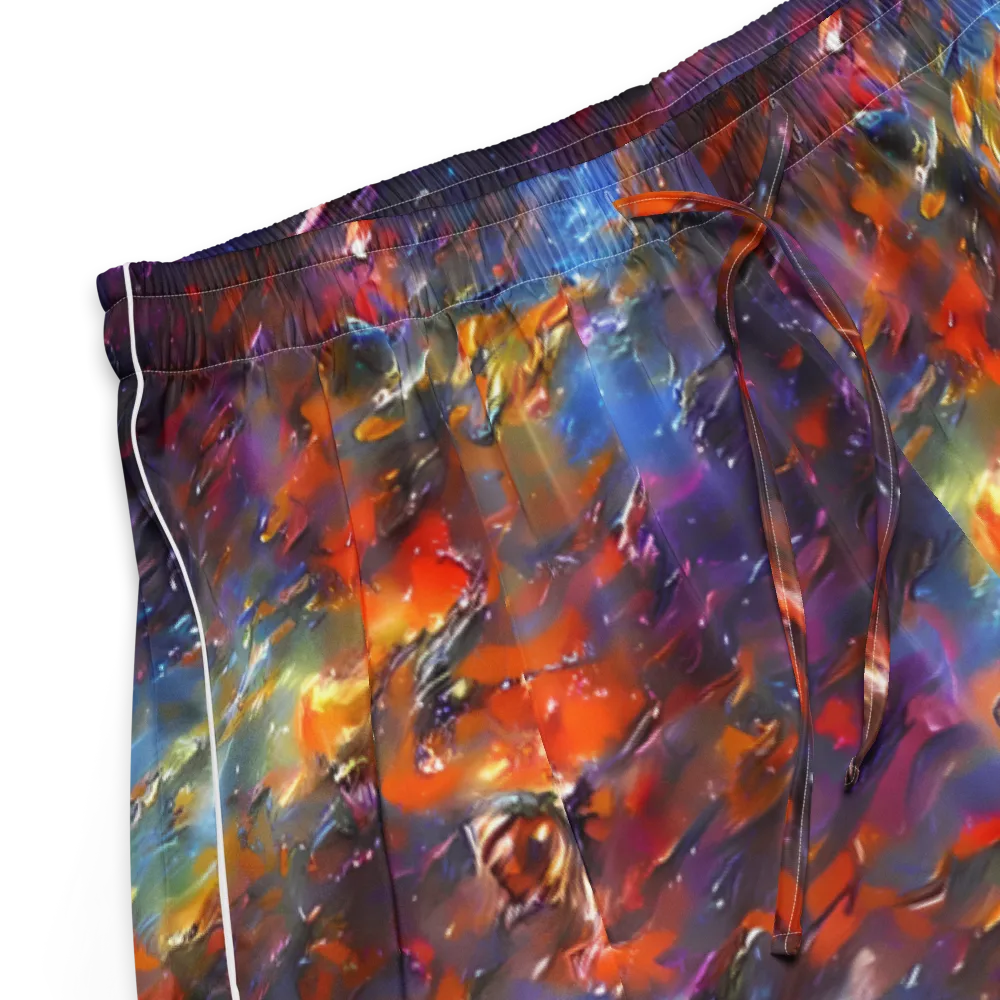 Auroral Ripples on Women's Pajama Shorts — Product details