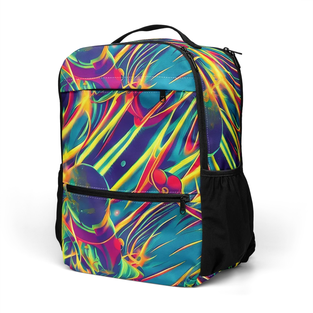 Cosmic Inferno on Utility Backpack — Left Front