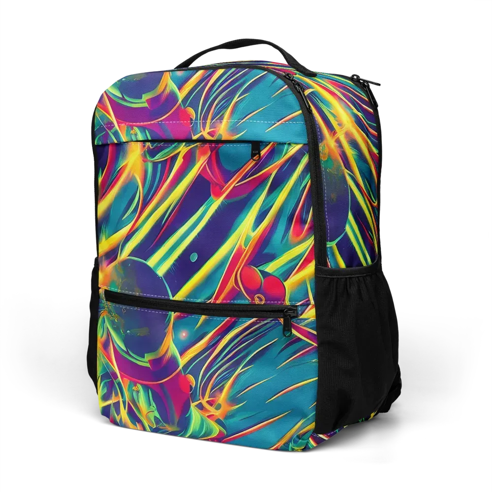Cosmic Inferno on Utility Backpack — Left Front