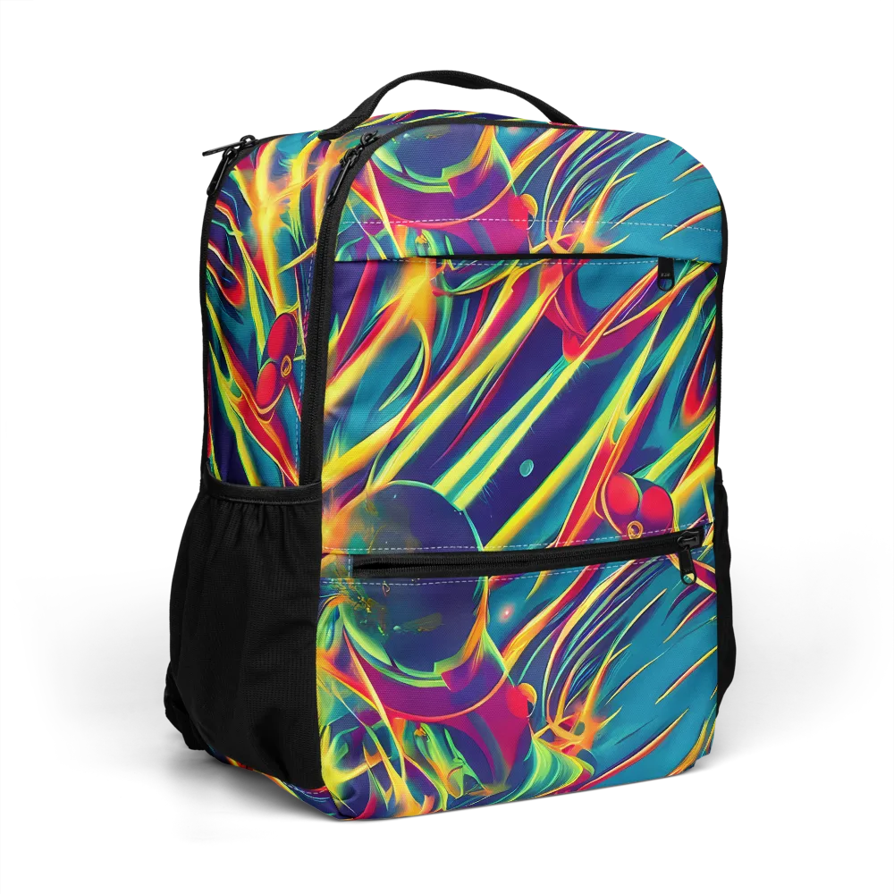 Cosmic Inferno on Utility Backpack — Right Front