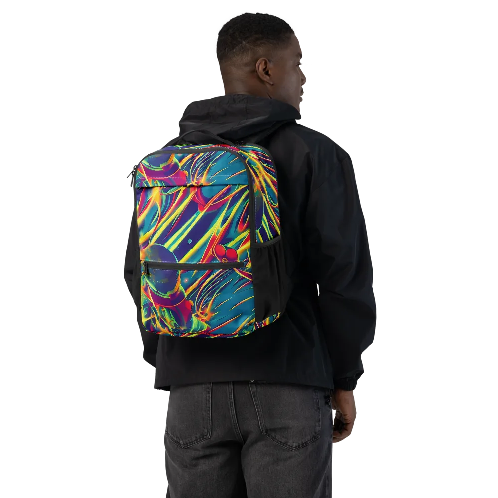 Cosmic Inferno on Utility Backpack — Back