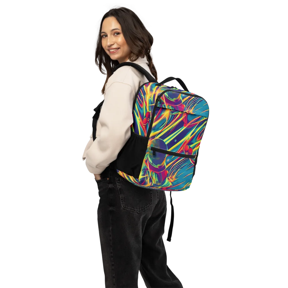 Cosmic Inferno on Utility Backpack — Back