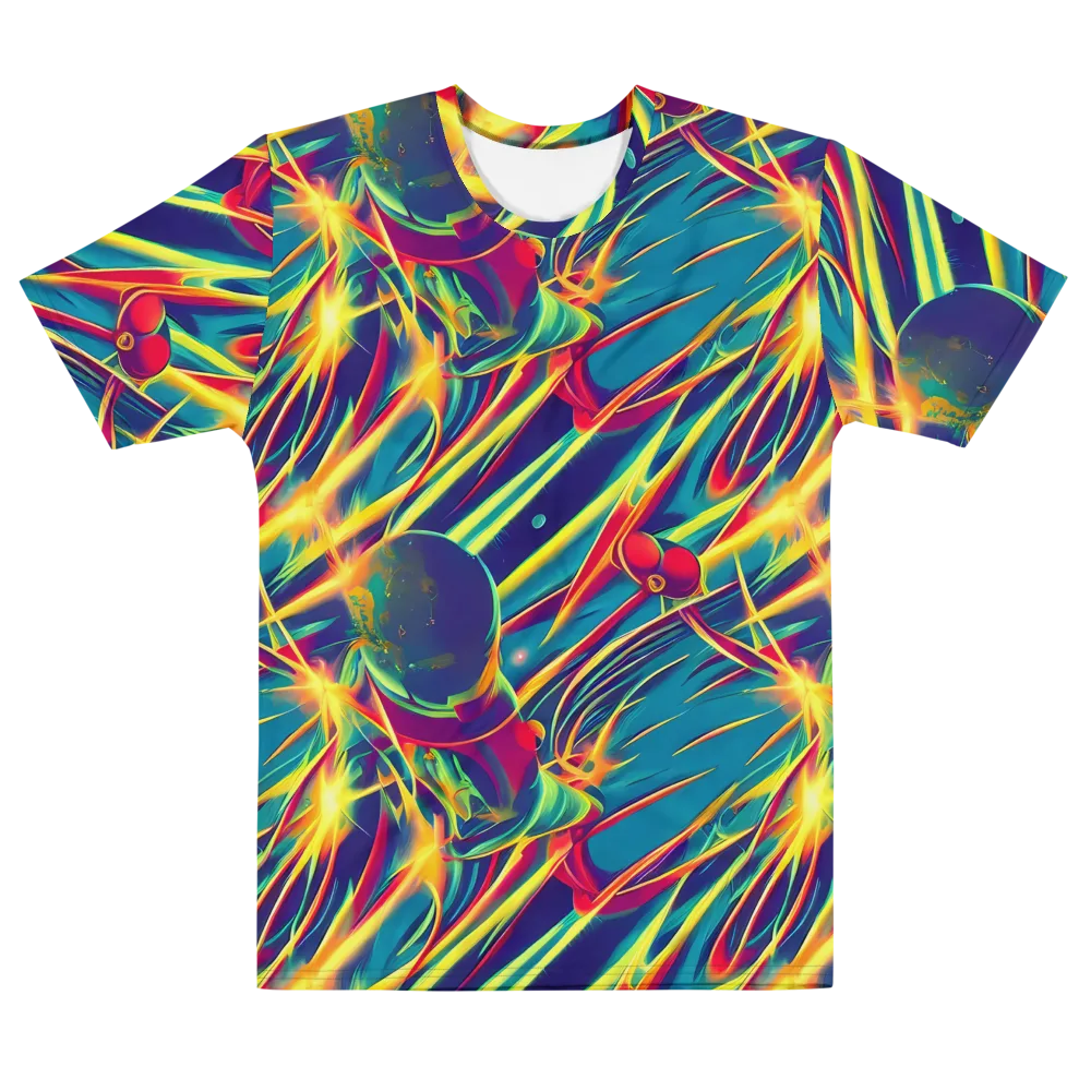 Cosmic Inferno on Men's Cotton Crew Neck T-Shirt — Front