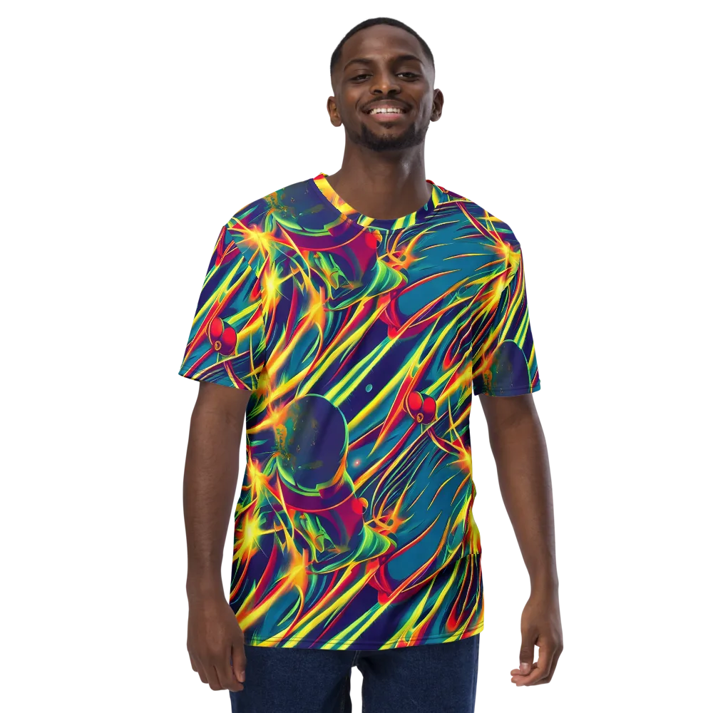 Cosmic Inferno on Men's Crew Neck T-Shirt — Front