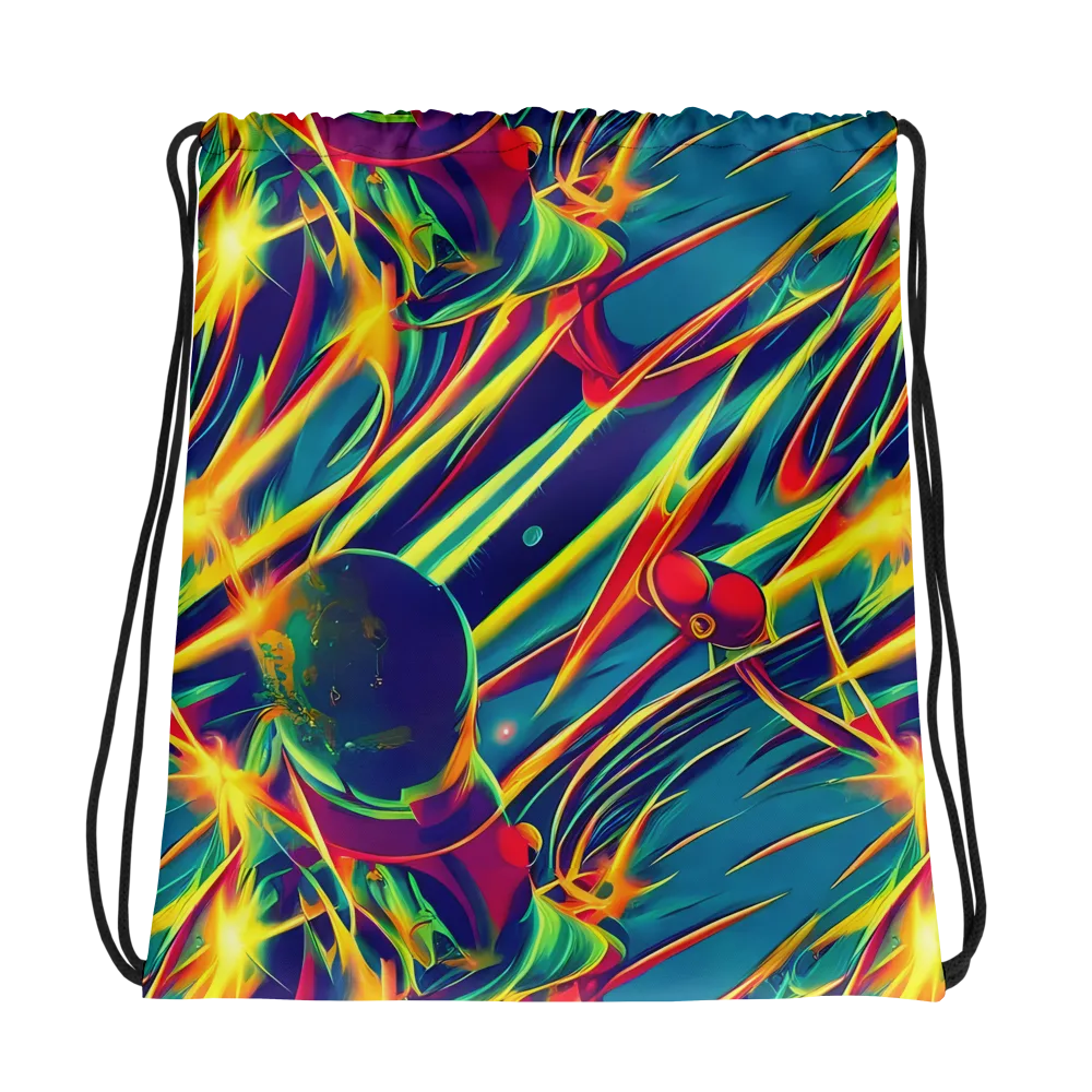 Cosmic Inferno on Drawstring Bag — Photo