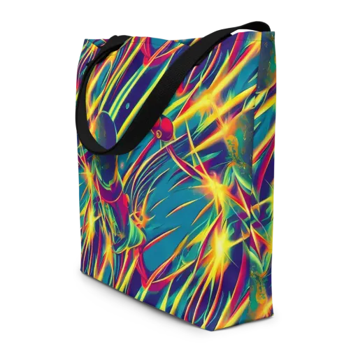 Cosmic Inferno on a Large Tote Bag W/ Pocket