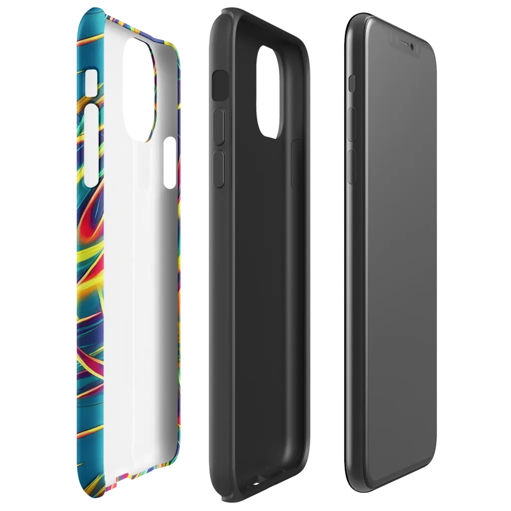Cosmic Inferno on Tough Case for iPhone® — Right