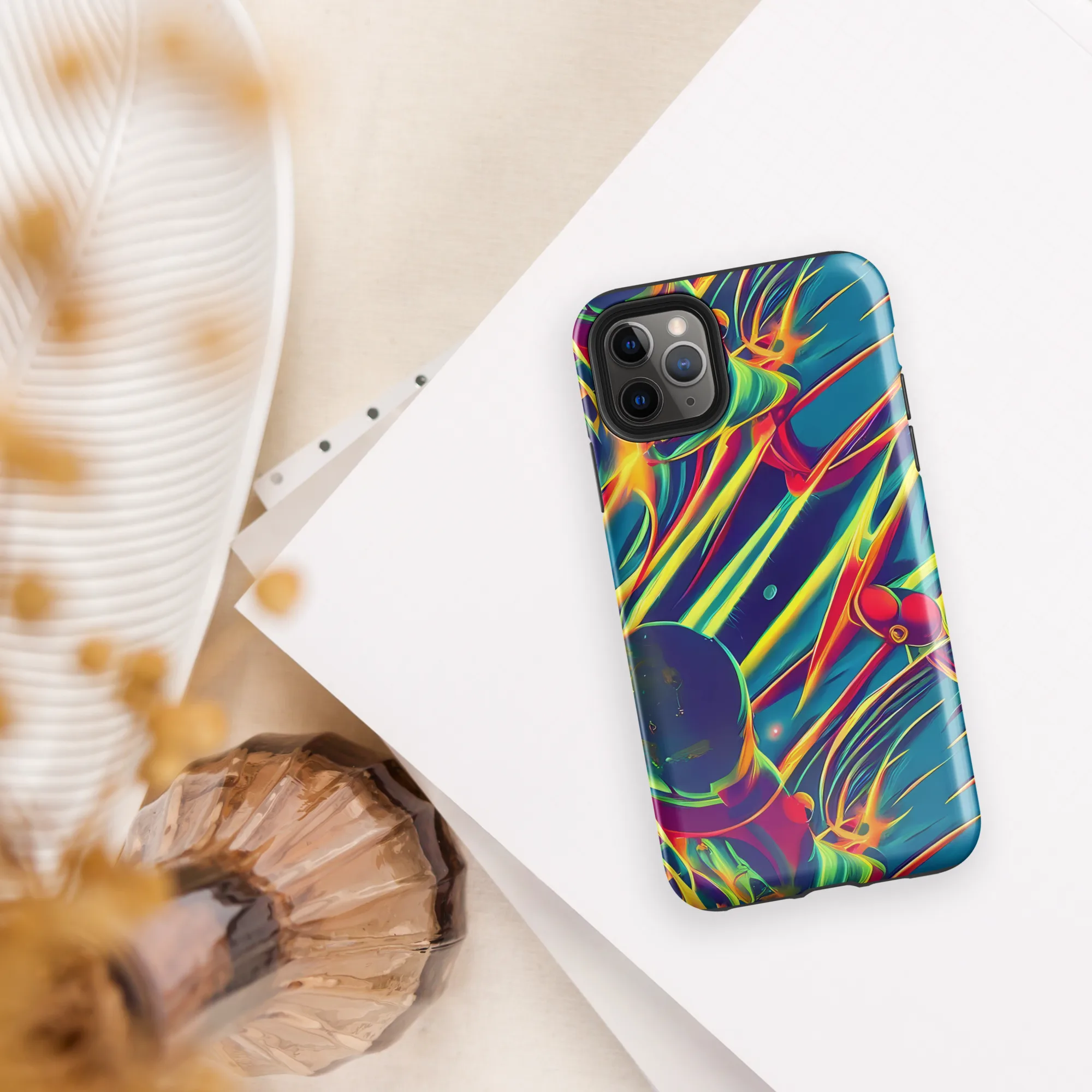 Cosmic Inferno on Tough Case for iPhone® — Front