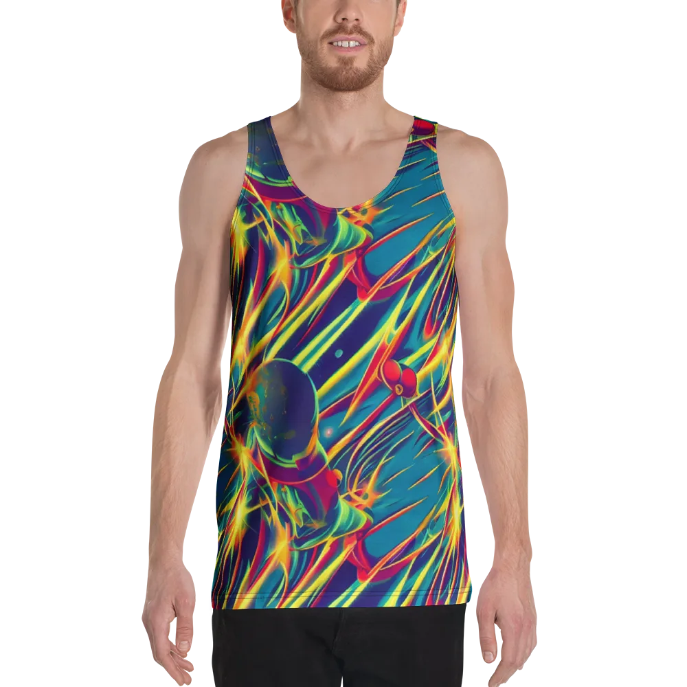 Cosmic Inferno on Men's Tank Top — Front
