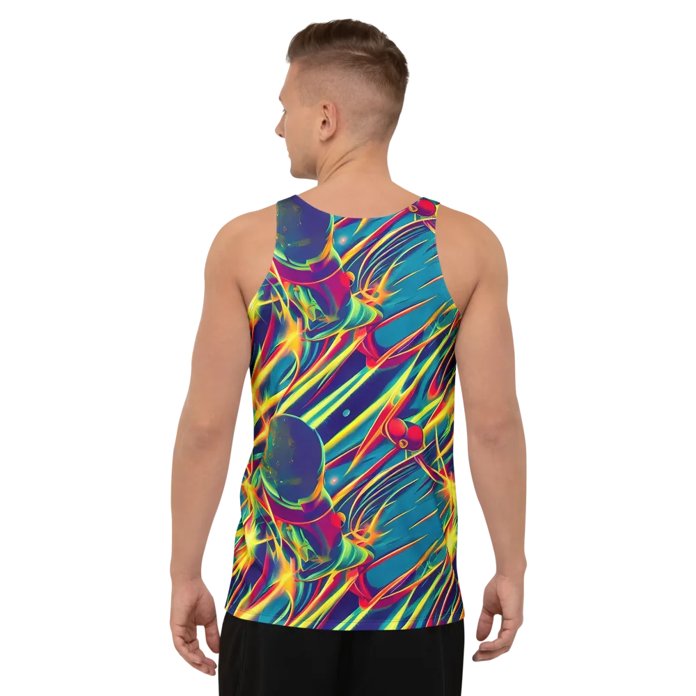 Cosmic Inferno on Men's Tank Top — Back