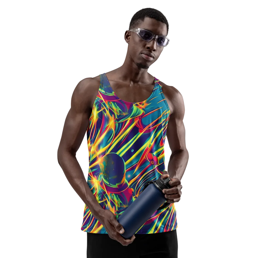 Cosmic Inferno on Men's Tank Top — Front