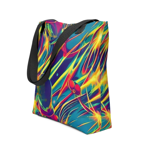 Cosmic Inferno on a Tote Bag
