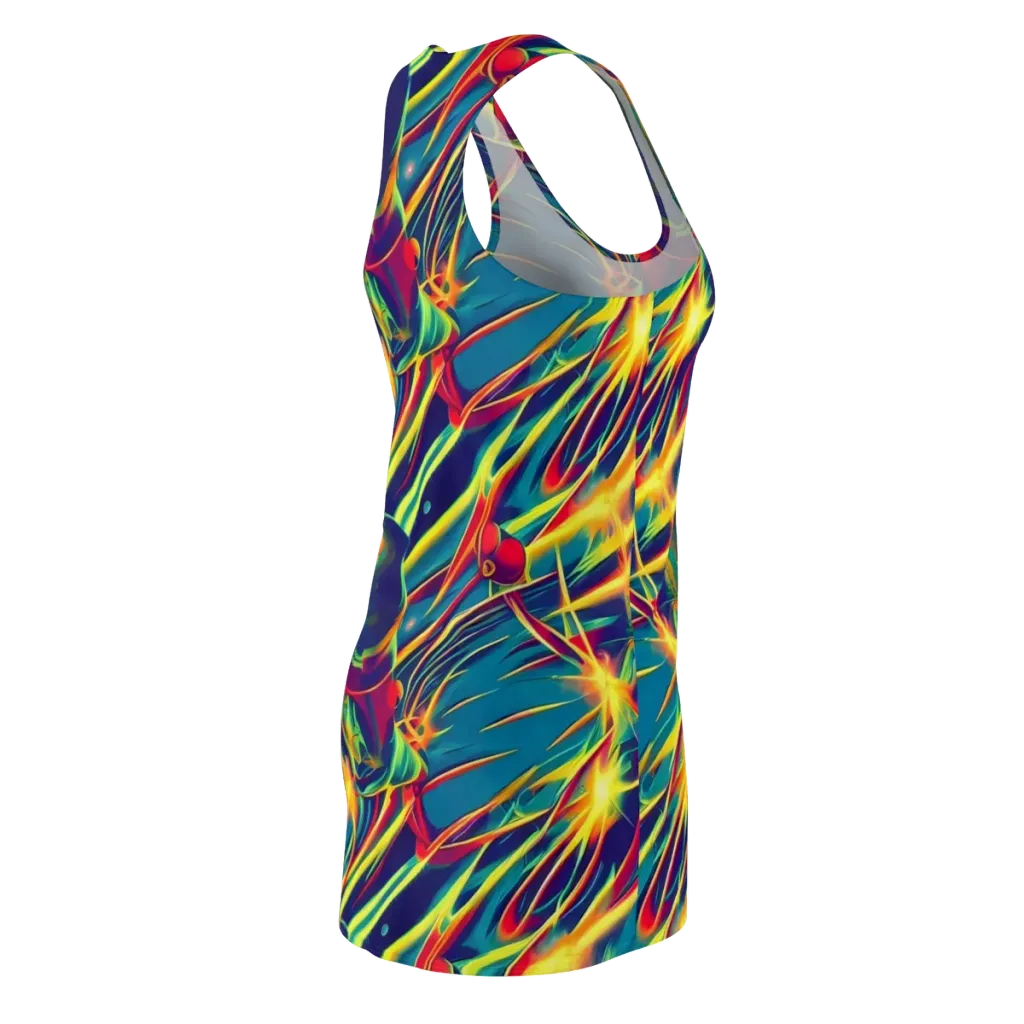 Cosmic Inferno on Racerback Dress — Back Side