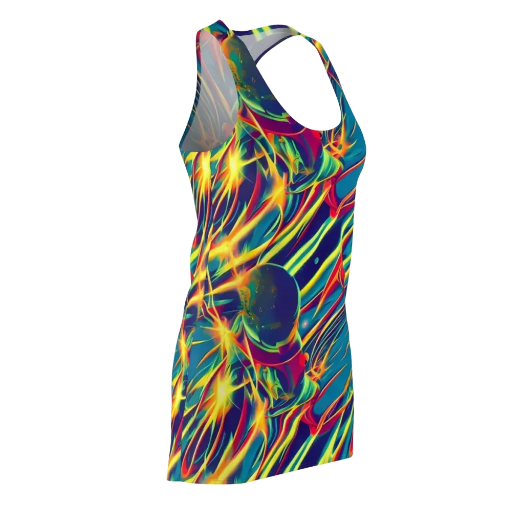 Cosmic Inferno on Racerback Dress — Front Side
