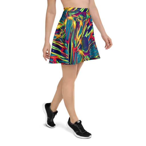 Cosmic Inferno on a Skater Skirt
