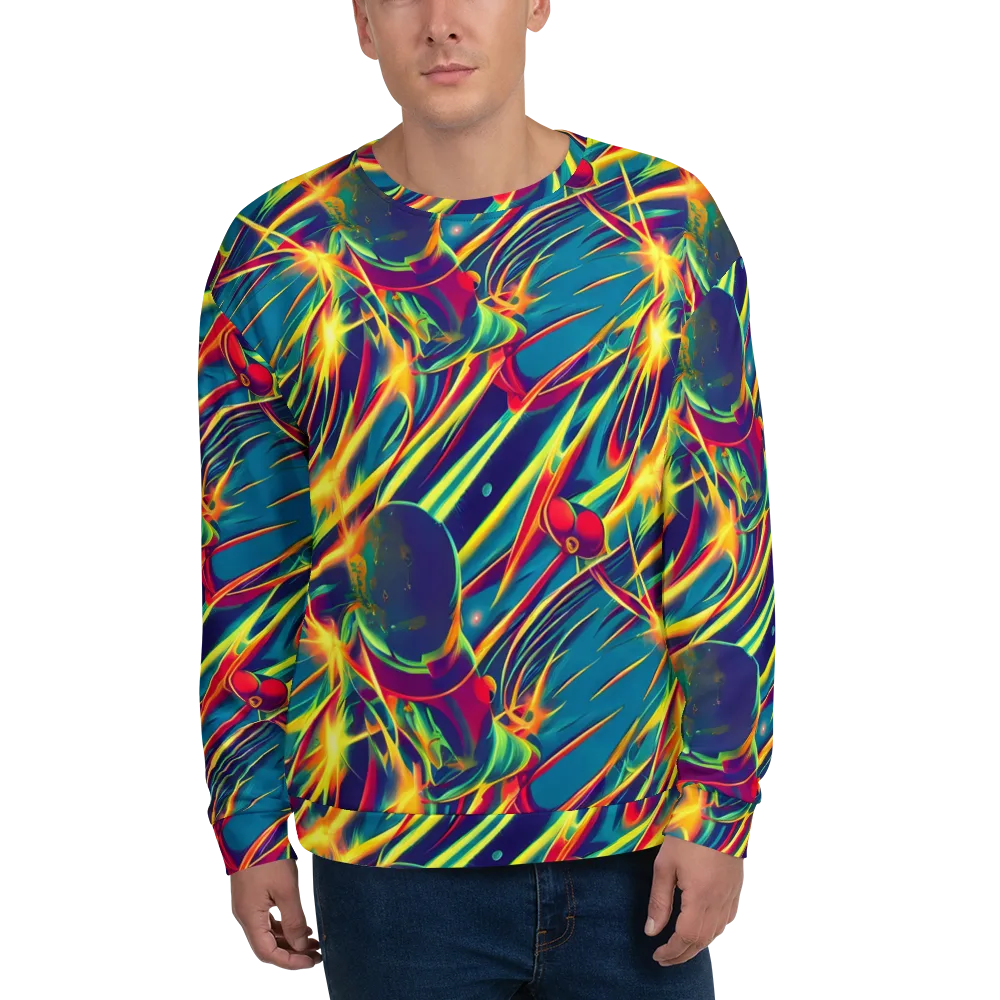 Cosmic Inferno on Sweatshirt — Front