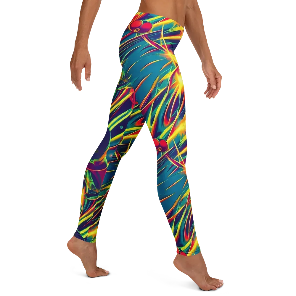 Cosmic Inferno on Leggings — Right
