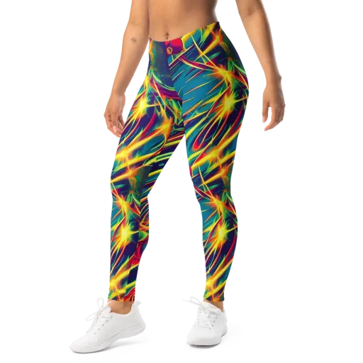 Cosmic Inferno on a Leggings