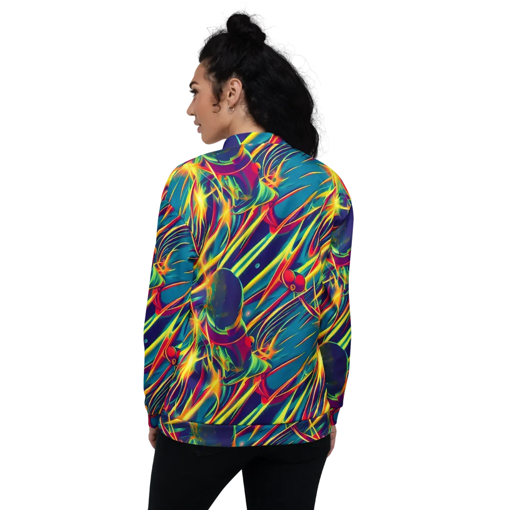 Cosmic Inferno on Bomber Jacket — Back
