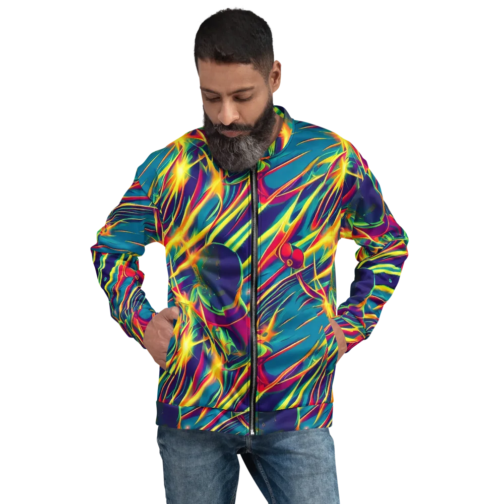 Cosmic Inferno on Bomber Jacket — Front