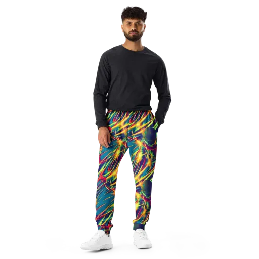 Cosmic Inferno on a Men's Joggers