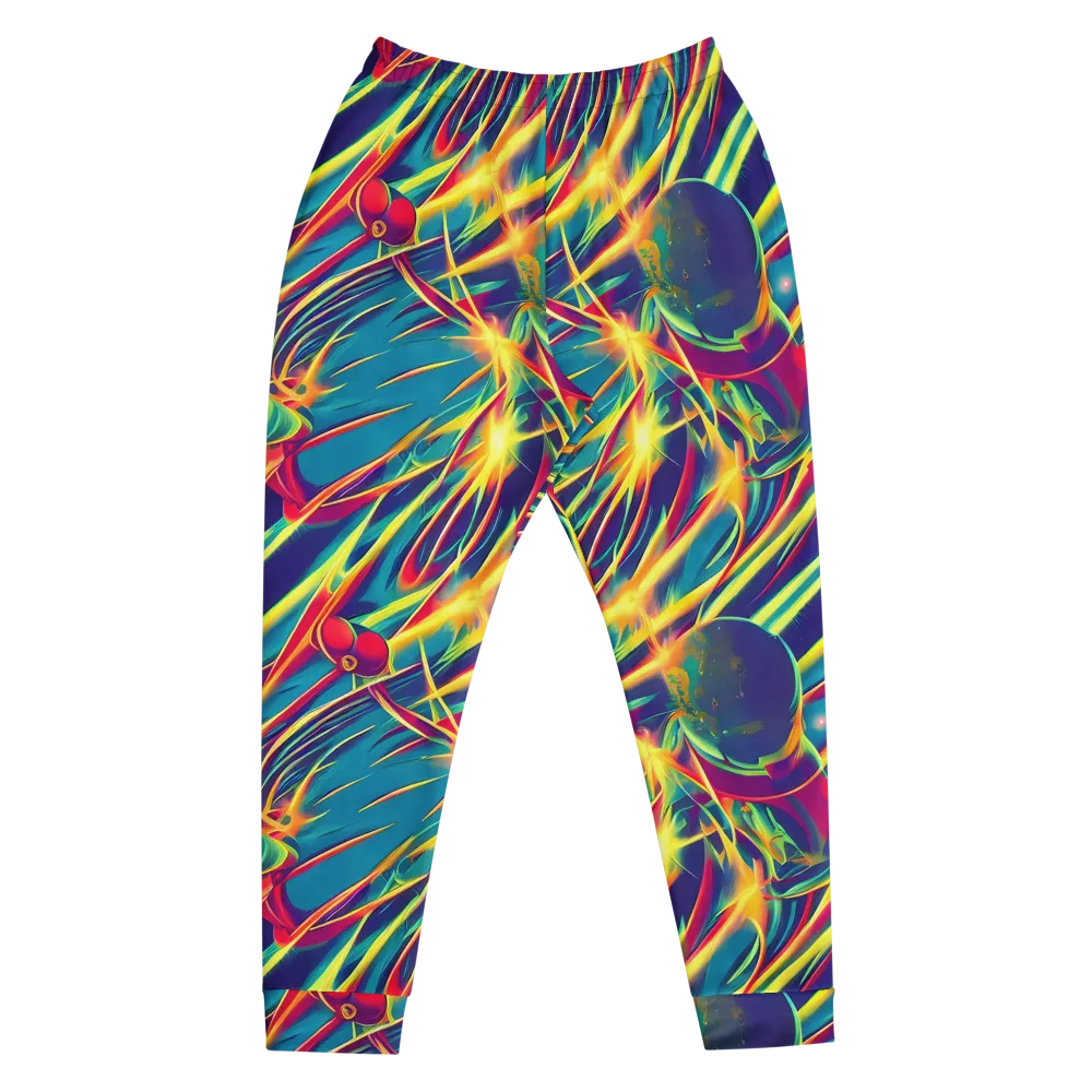 Cosmic Inferno on Men's Joggers — Front