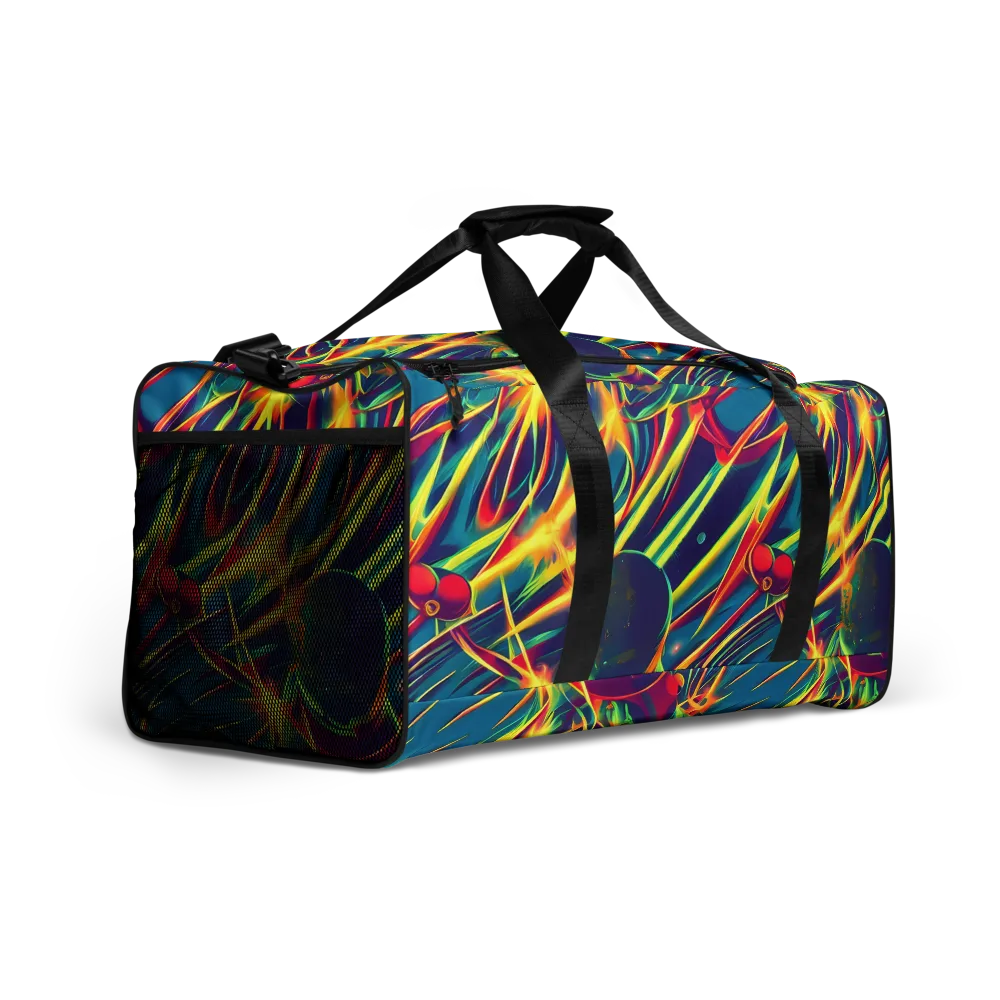 Cosmic Inferno on Duffle Bag — Right Front