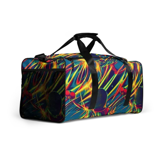 Cosmic Inferno on a Duffle Bag