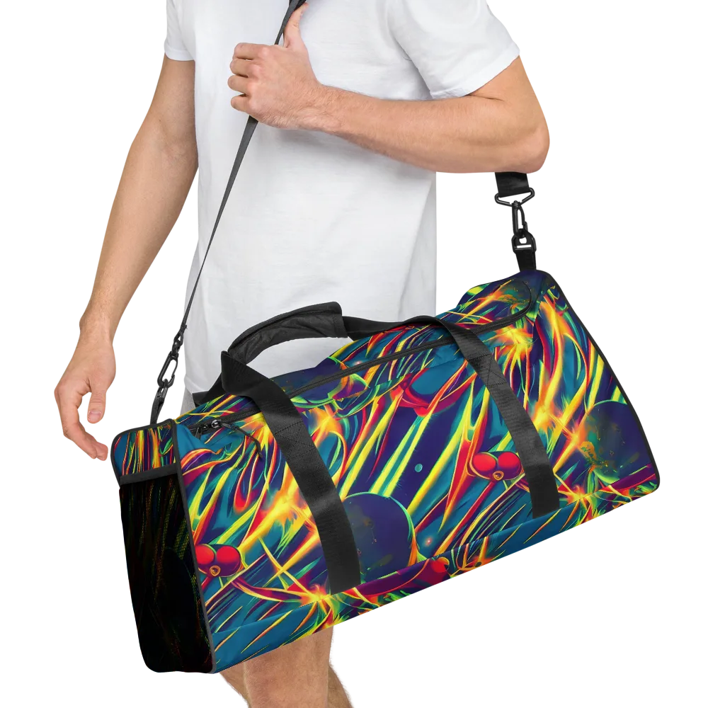 Cosmic Inferno on Duffle Bag — Right Front