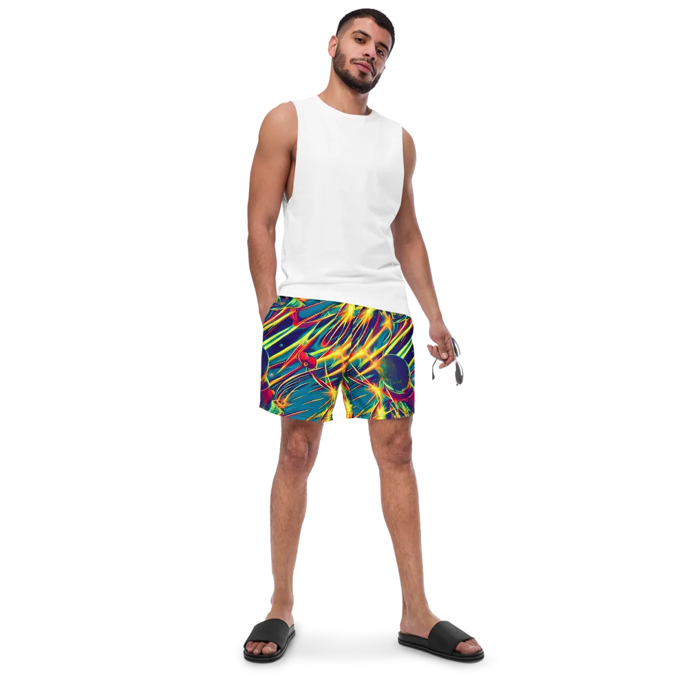 Cosmic Inferno on Swim Trunks — Front