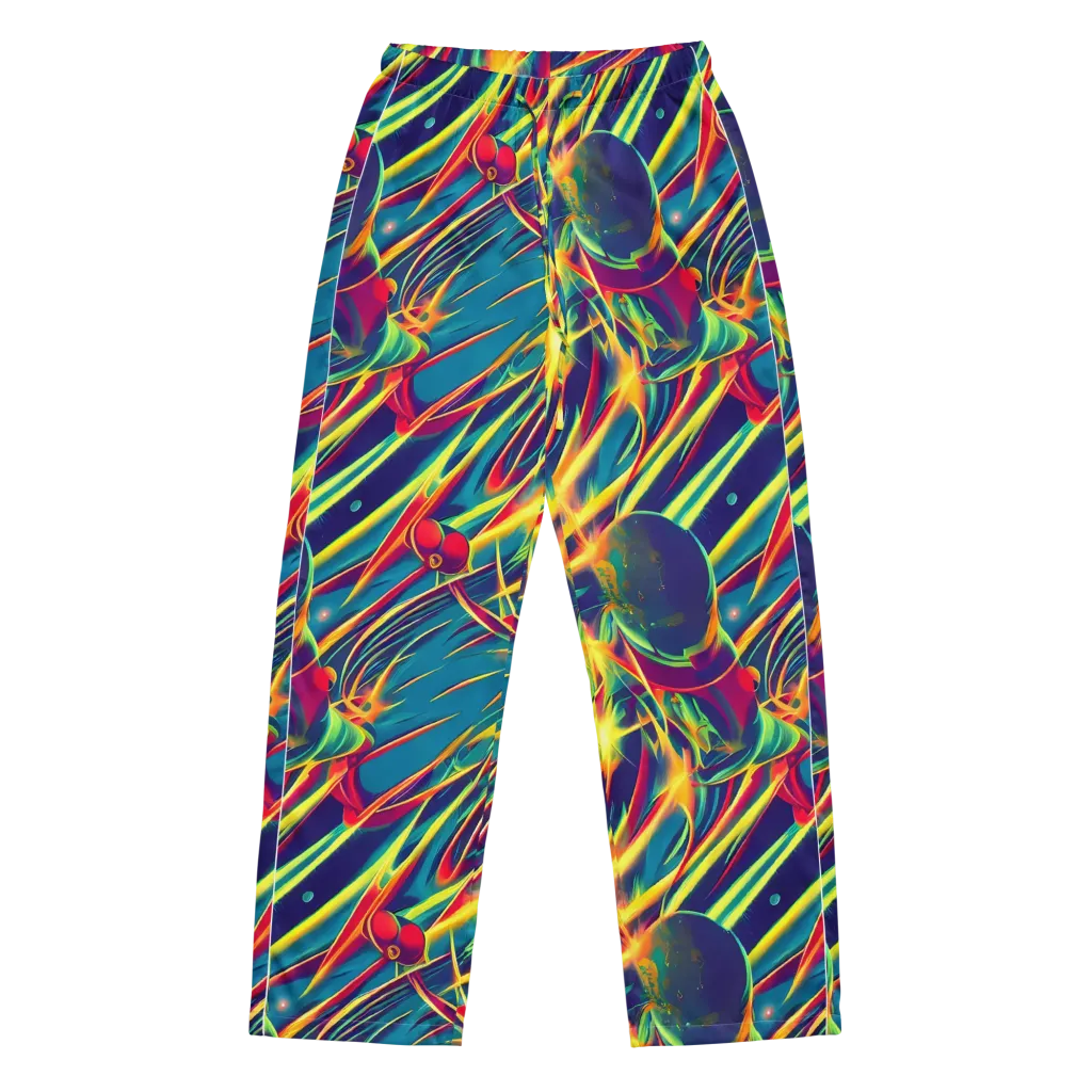 Cosmic Inferno on Women's Pajama Pants — Front