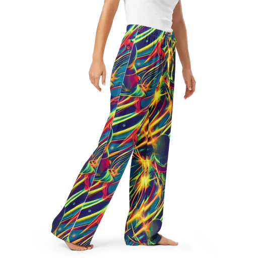 Cosmic Inferno on a Women's Pajama Pants