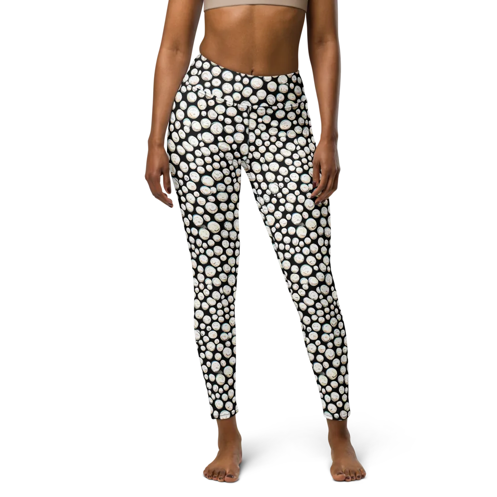 Celestial Whimsy on Yoga Leggings — Front