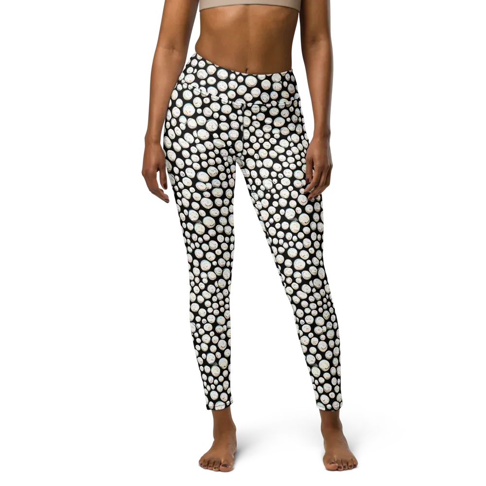 Celestial Whimsy on Yoga Leggings — Front