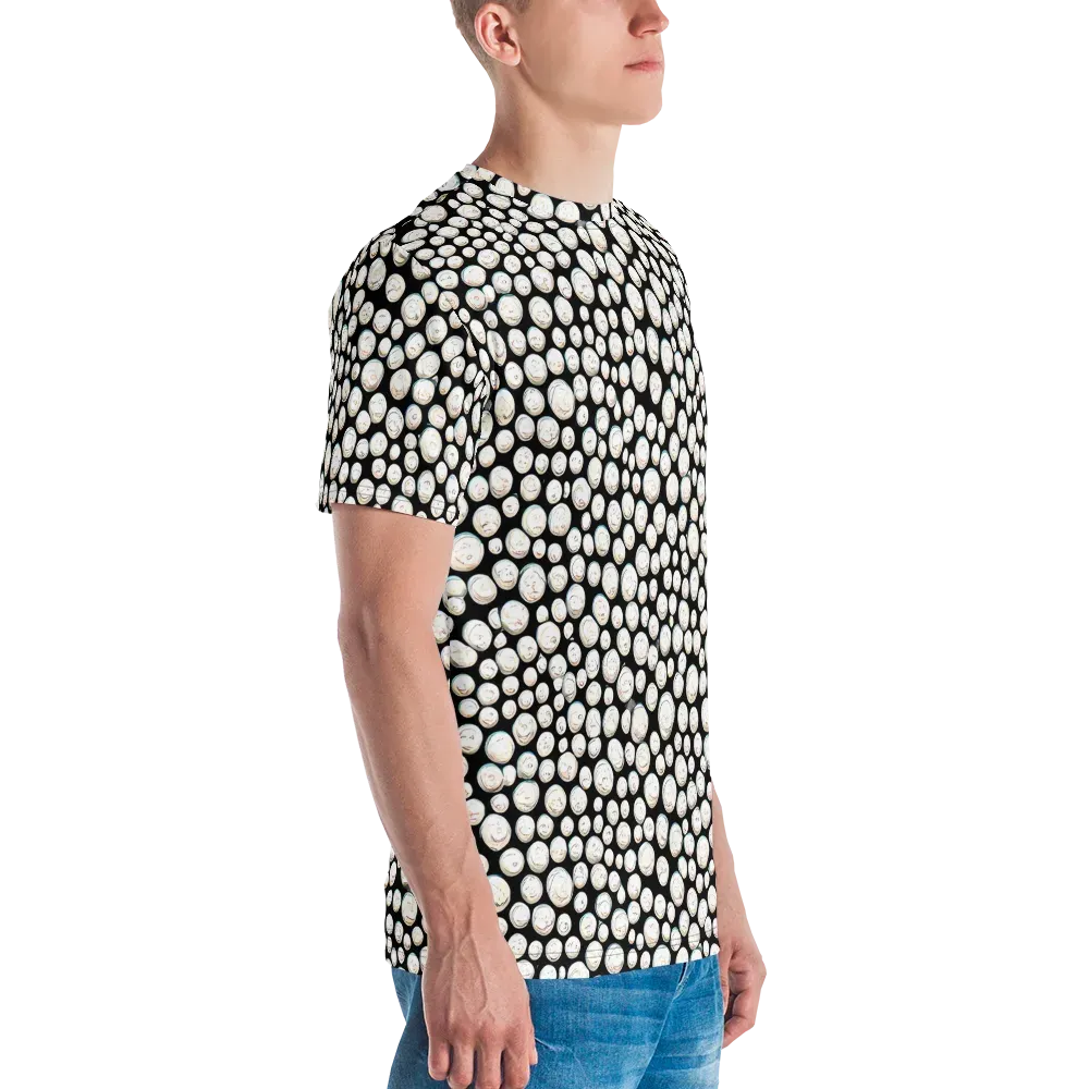 Celestial Whimsy on Men's Crew Neck T-Shirt — Right