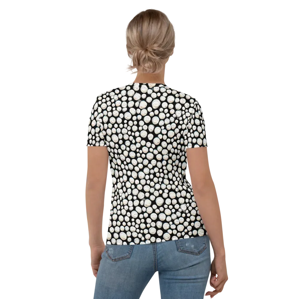 Celestial Whimsy on Women's Crew Neck T-Shirt — Back