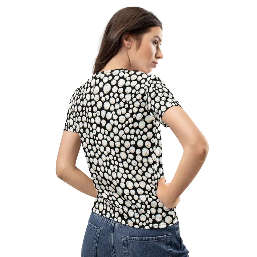 Celestial Whimsy on Women's Crew Neck T-Shirt — Back