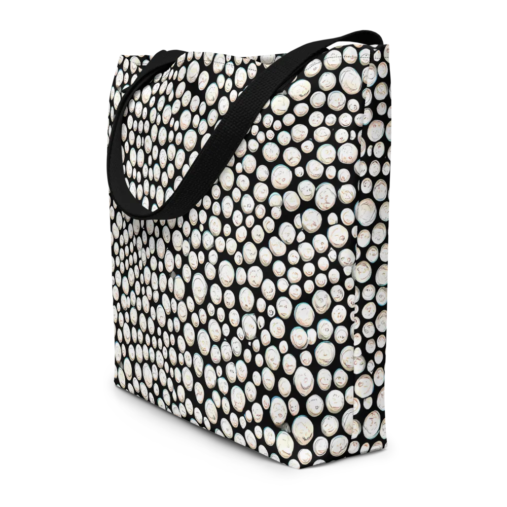 Celestial Whimsy on Large Tote Bag W/ Pocket — Front