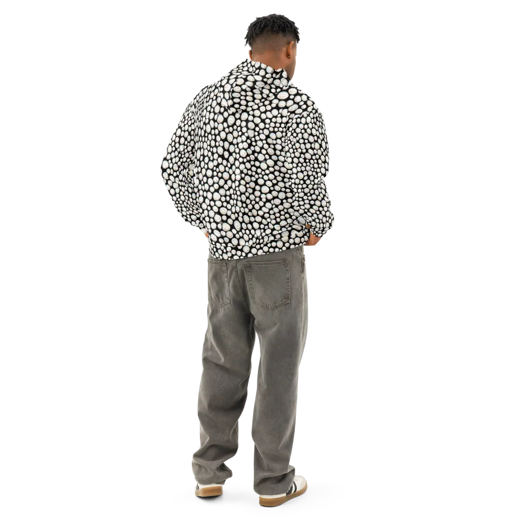 Celestial Whimsy on Cotton Hoodie — Back