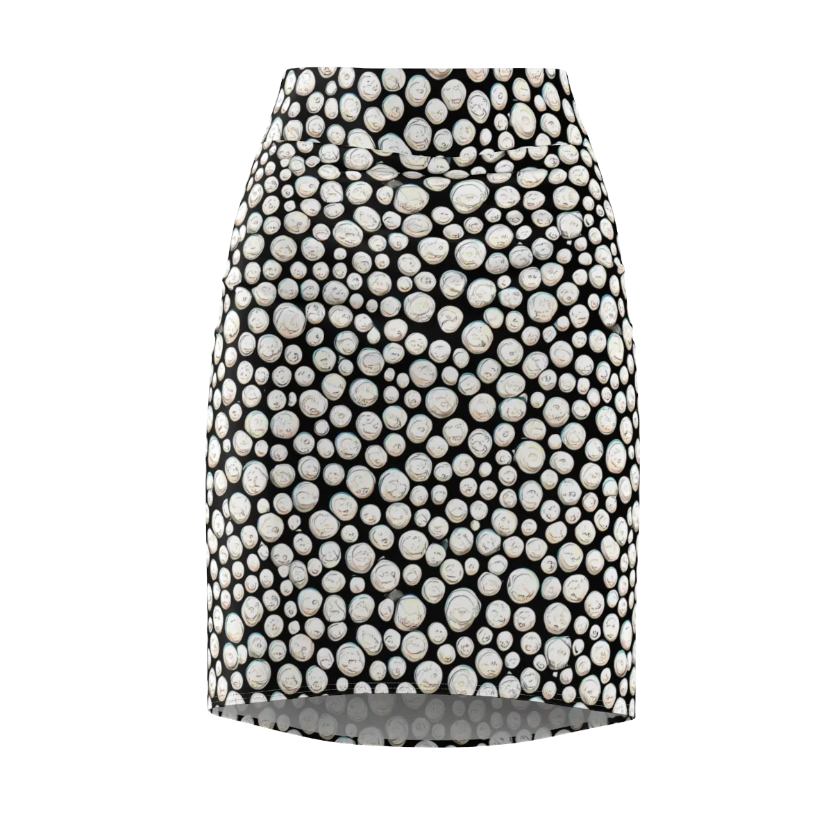 Celestial Whimsy on Pencil Skirt — Front