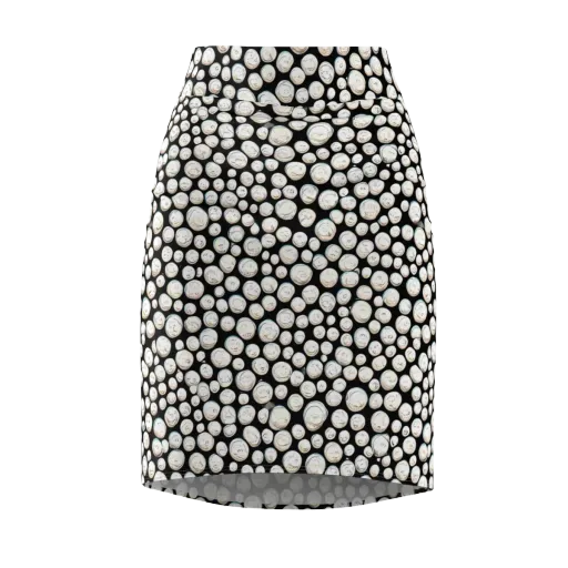 Celestial Whimsy on a Pencil Skirt