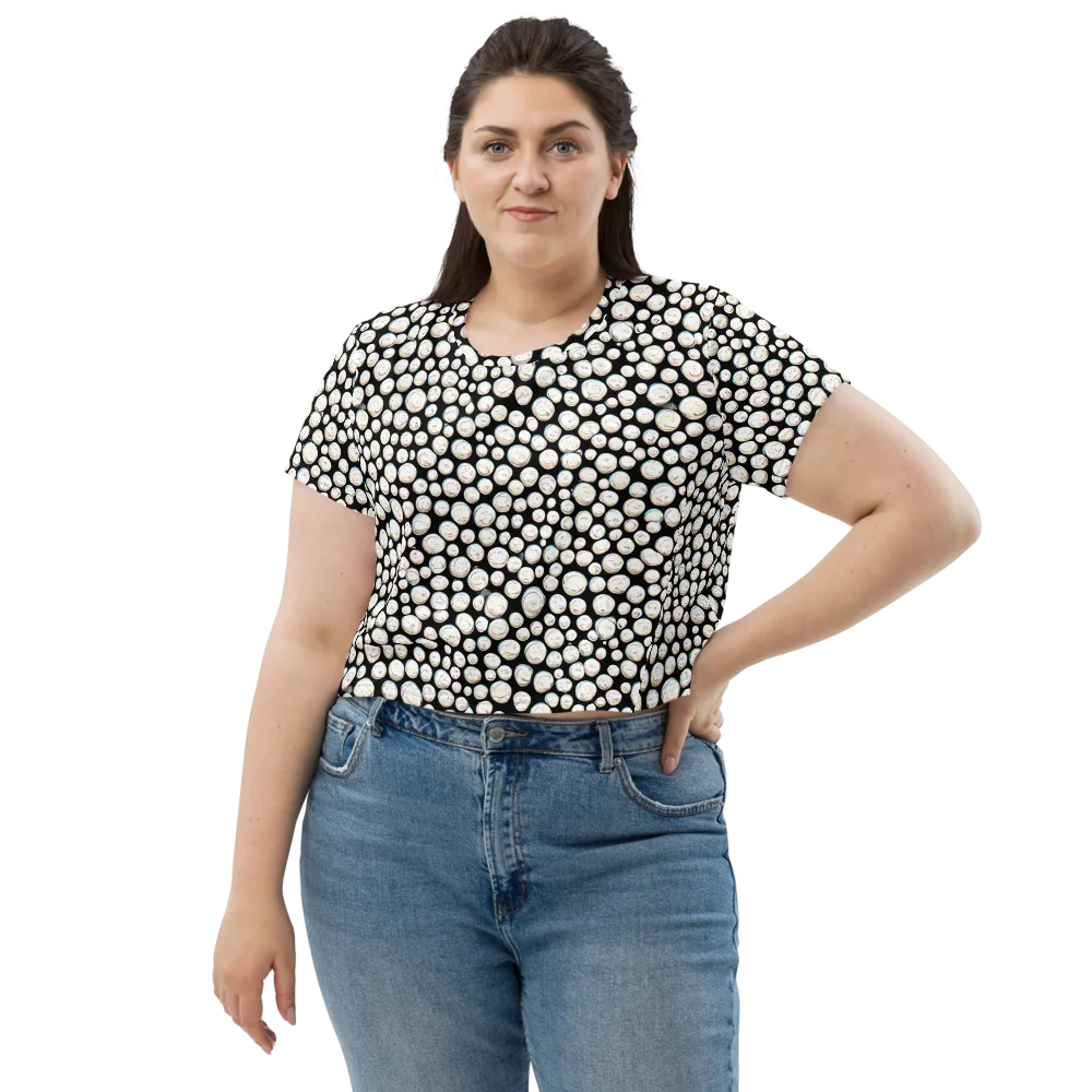 Celestial Whimsy on Crop Tee — Front