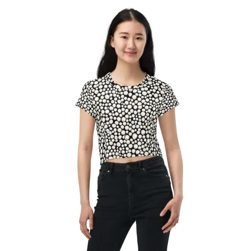 Celestial Whimsy on a Crop Tee