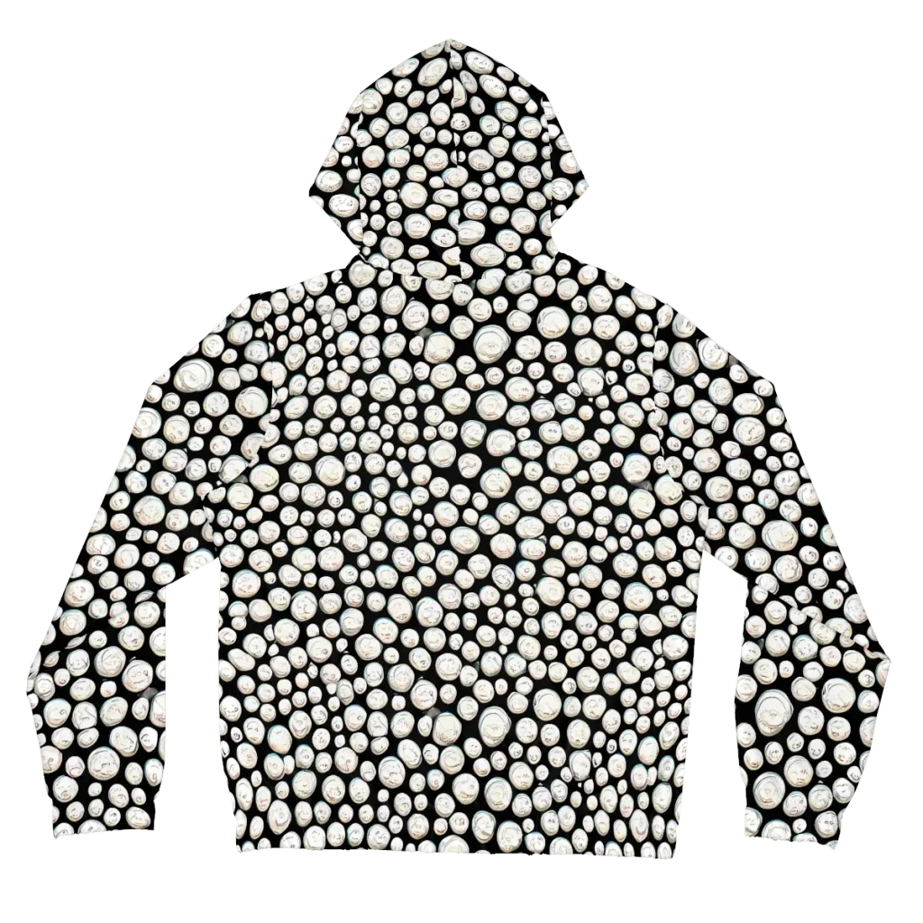 Celestial Whimsy on Women's Full-Zip Hoodie — Back