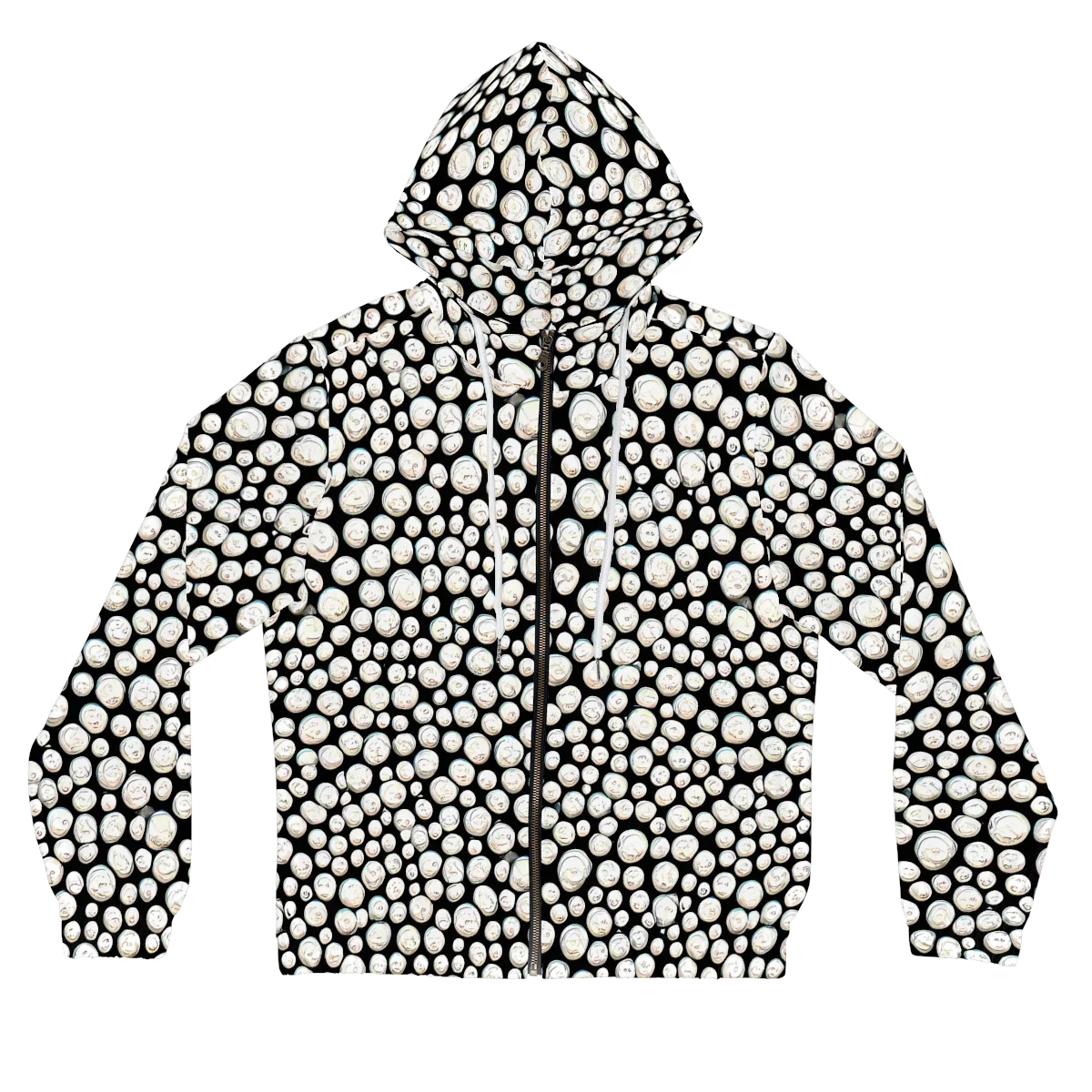 Celestial Whimsy on Women's Full-Zip Hoodie — Front
